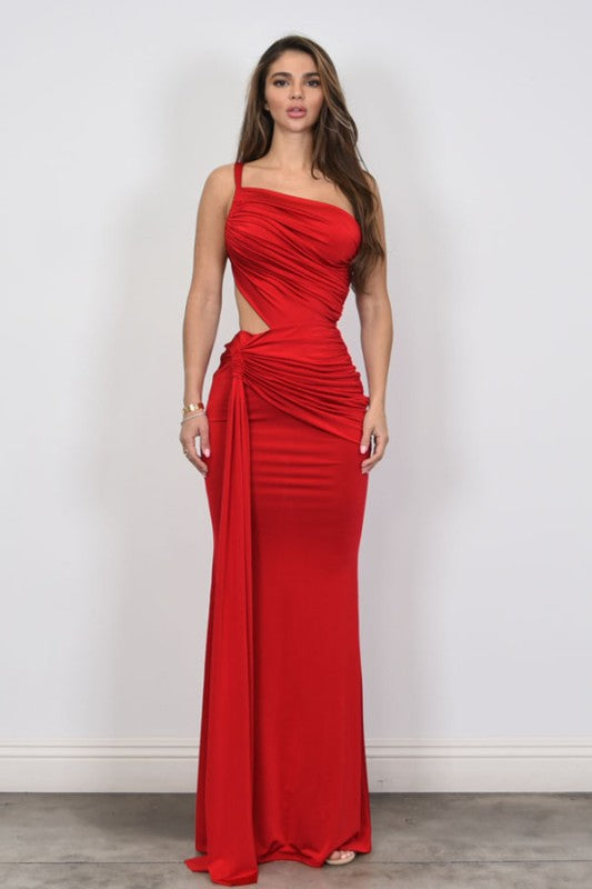 Coastal Energy Dress (Red)