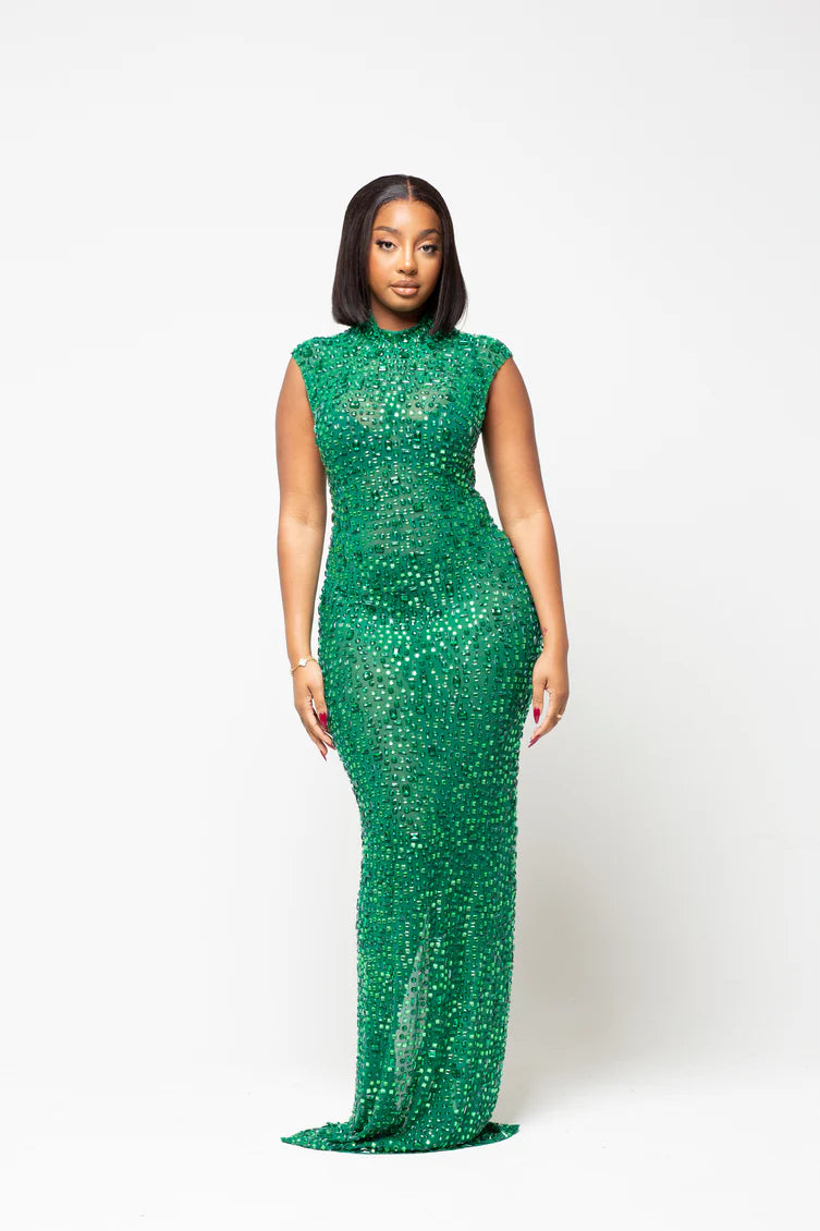 Pure Instinct Dress - Green