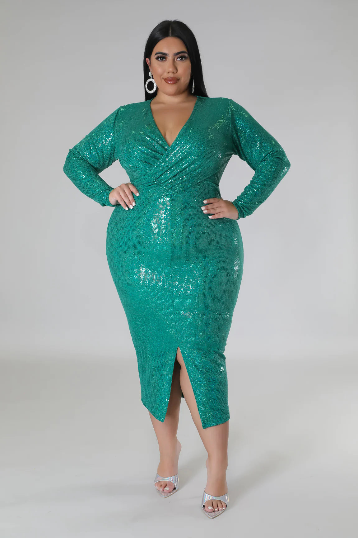 Party Seeker Dress Kelly Green