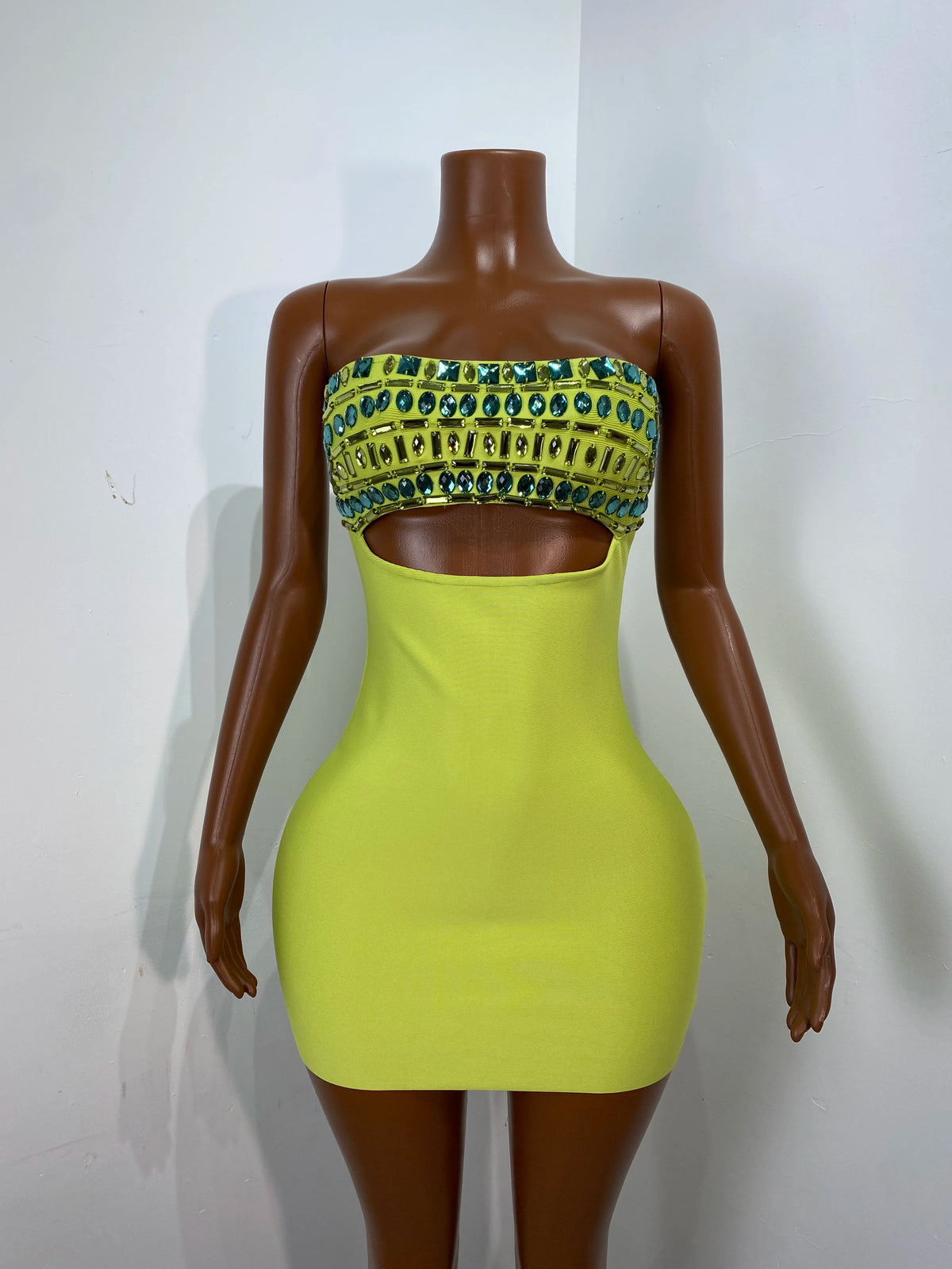 Emerald Temptation Mini Dress