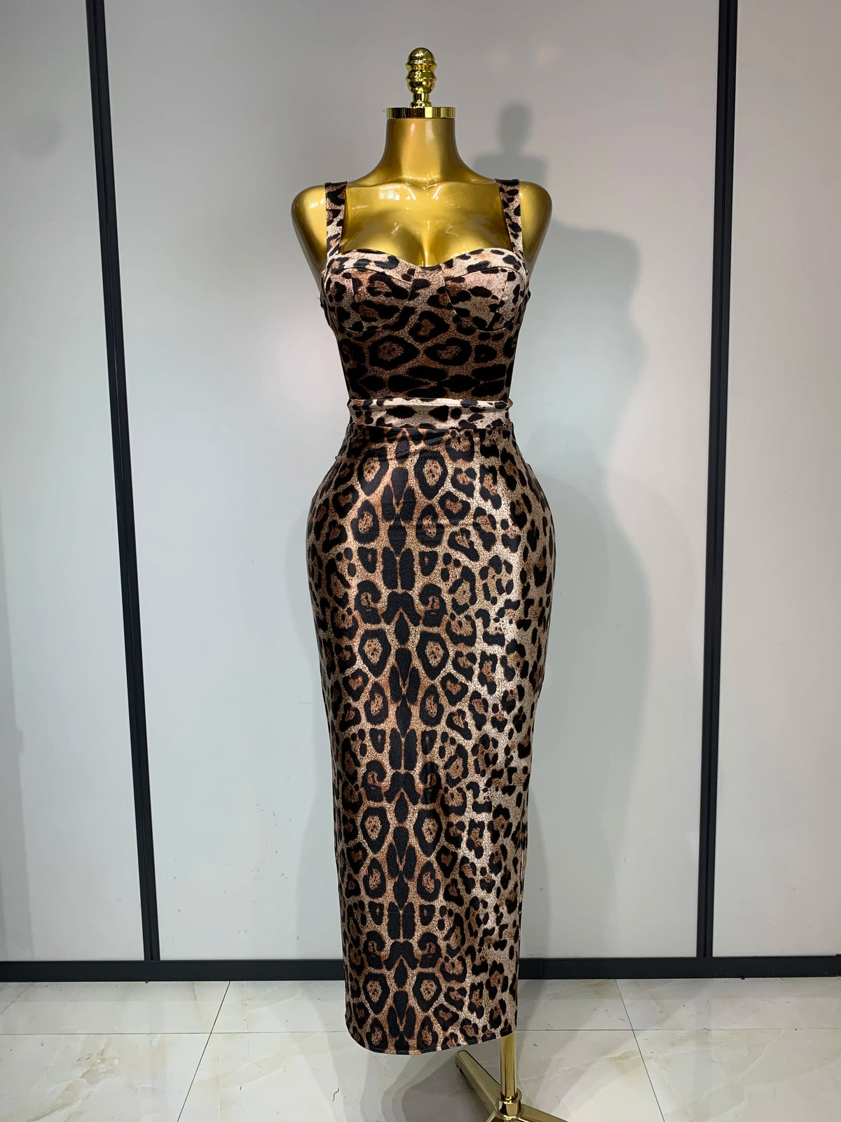 Leopard Luxe Bodycon Dress