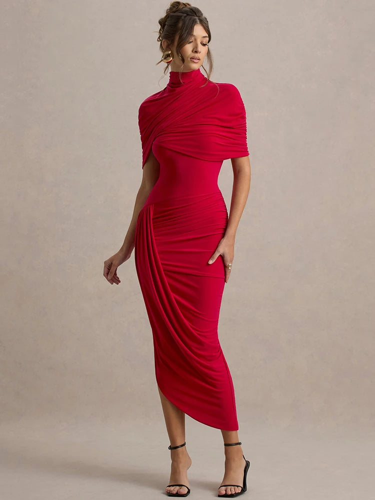 Twilight Grace Ruched Maxi Dress