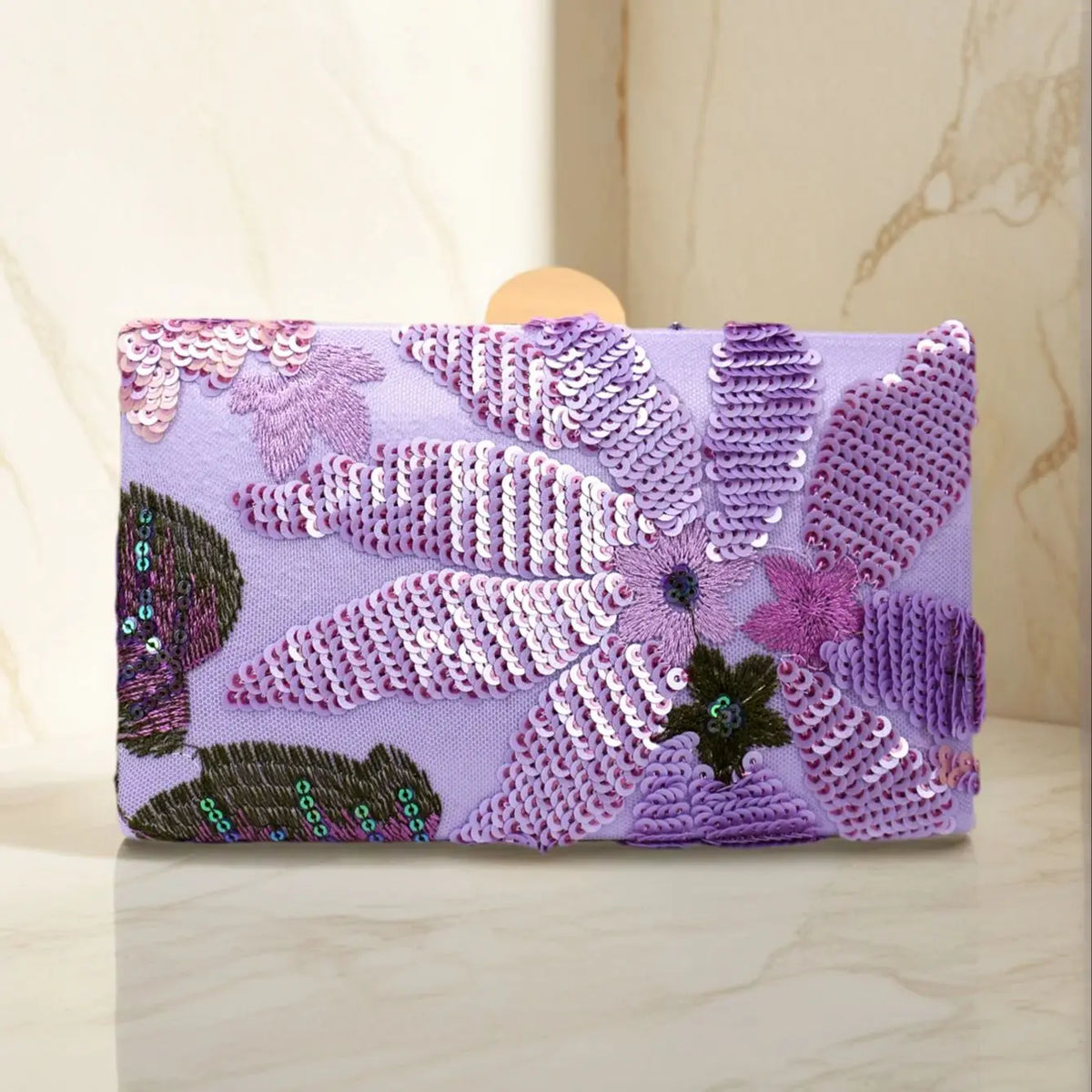 Amethyst Spark Mini Box Bag