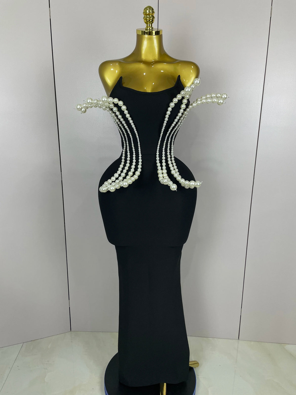 The Crowned in Pearls Dress