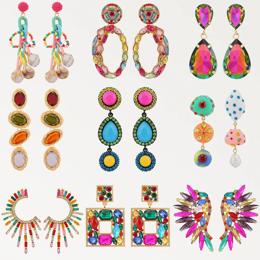Island Luxe Crystal Bloom Earrings