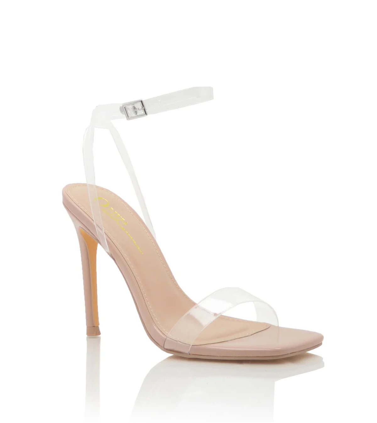 Sylvia Clear Nude Stiletto Heels