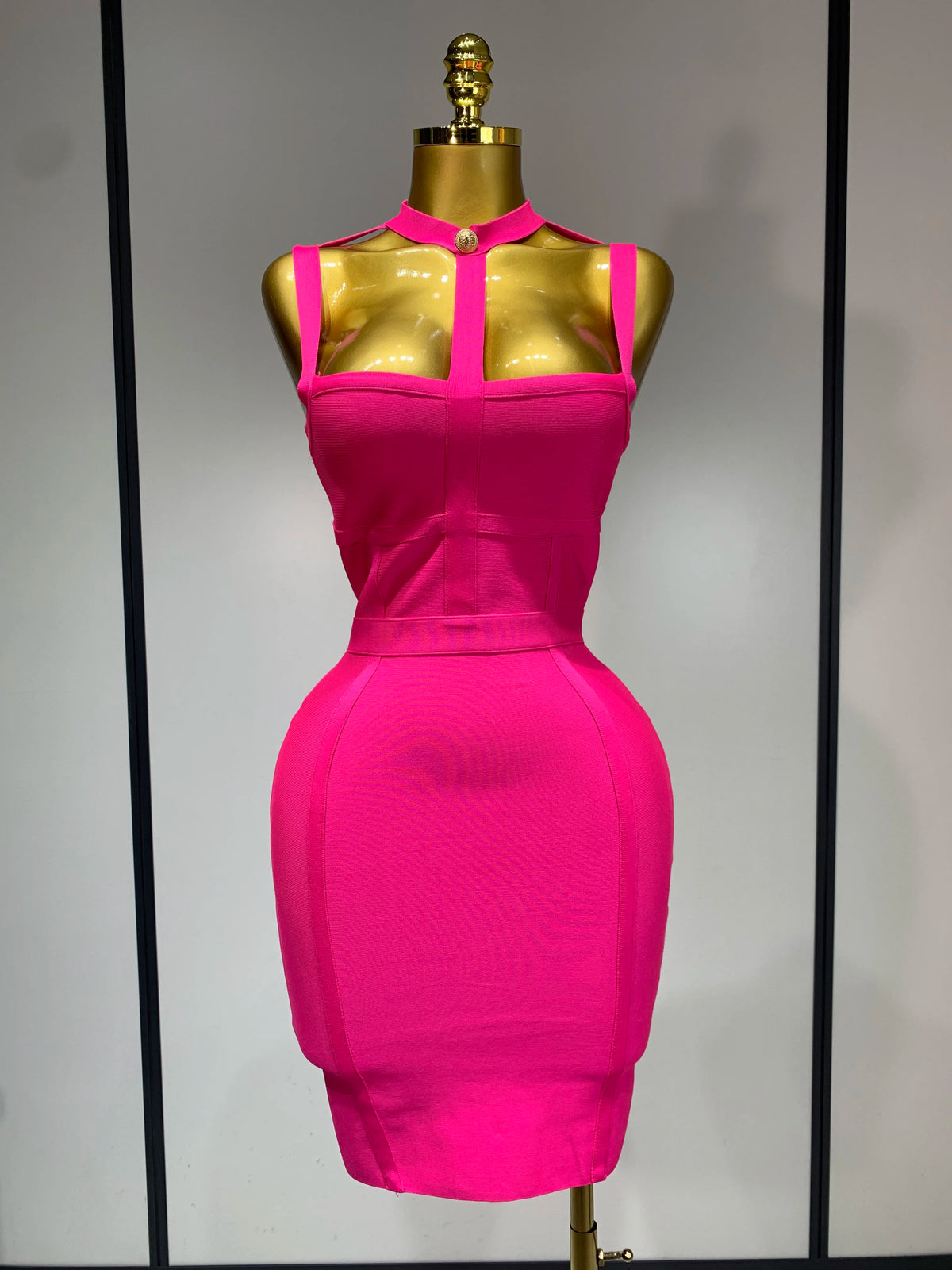 Cut-Out Bandage Dress (Ready To Ship)