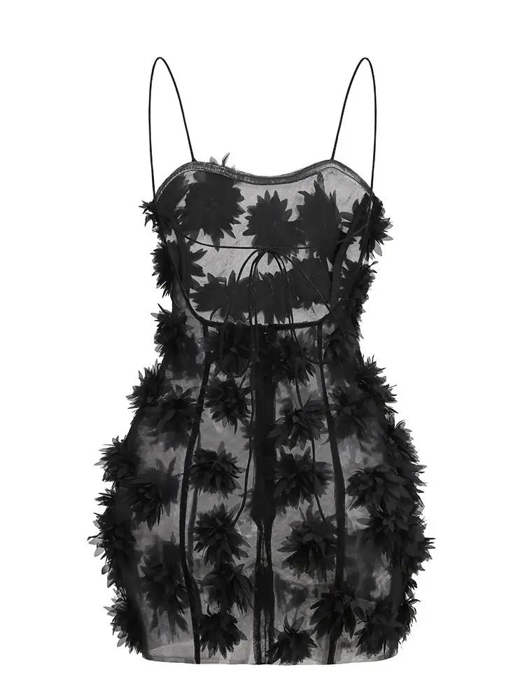 The Flower Appliqués Dress