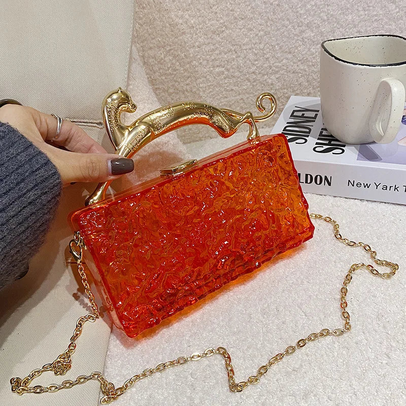 Lumière Luxe  – Acrylic Box Clutch
