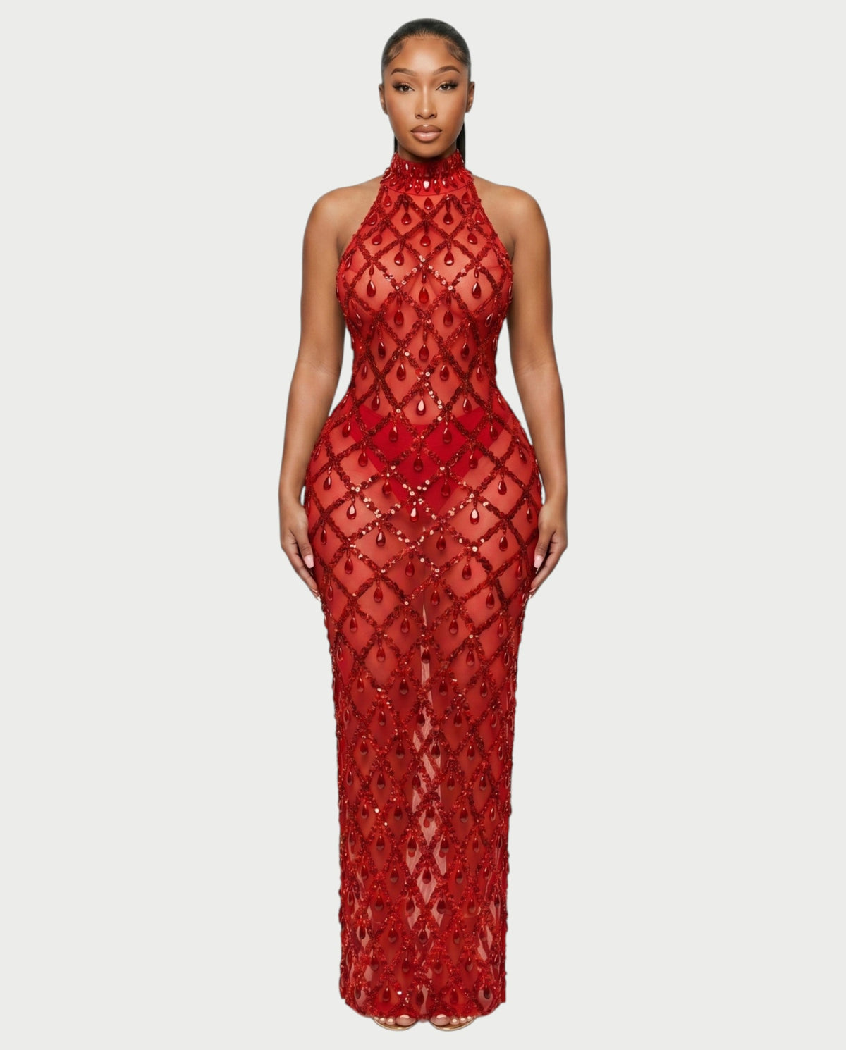 Radiant Teardrop Maxi Dress