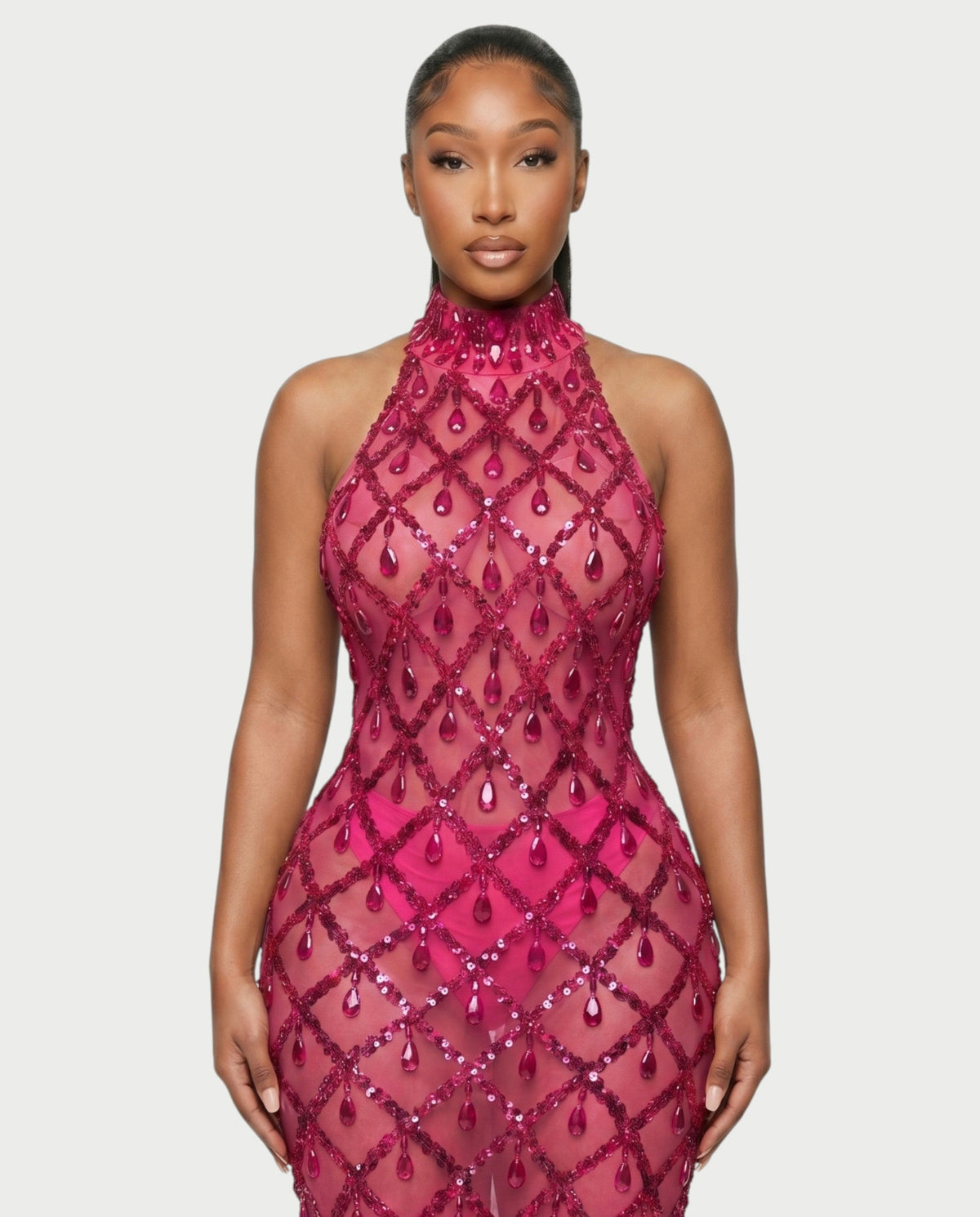 Radiant Teardrop Maxi Dress