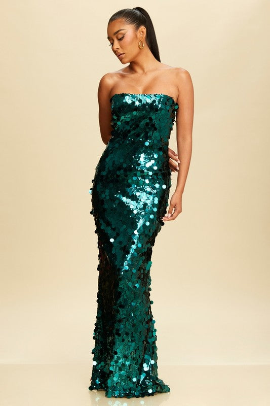 Eclipse Sequin Maxi Gown