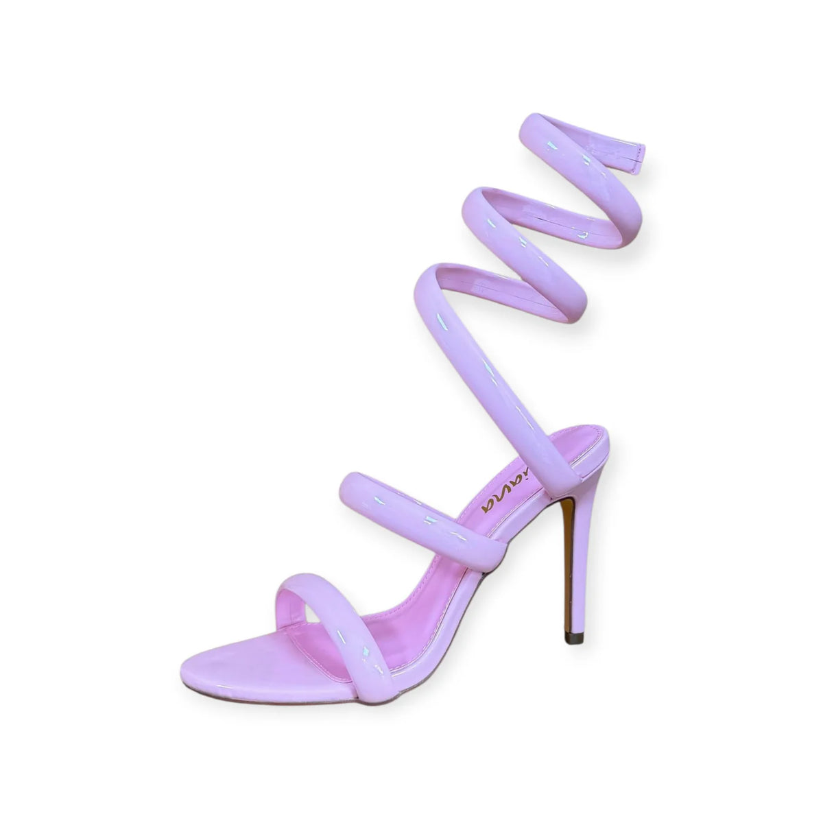 Faydra Spiral Heels - Light Pink  (Ready To Ship)